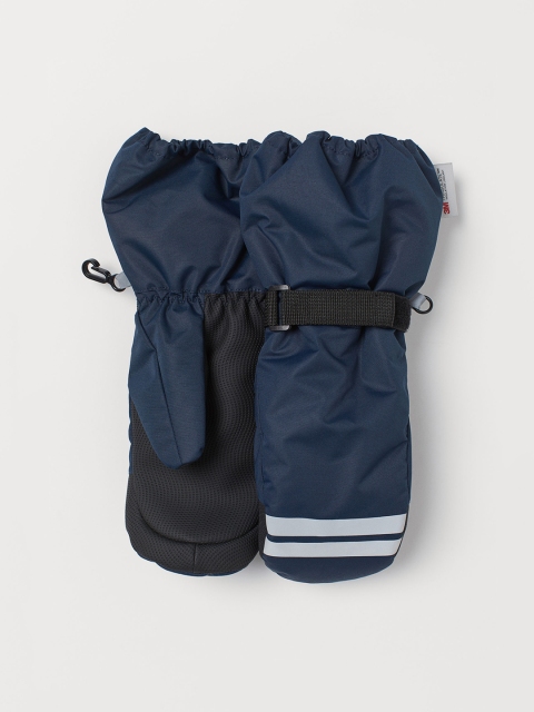 

H&M Boys Water-Repellent Ski Mittens, Navy blue