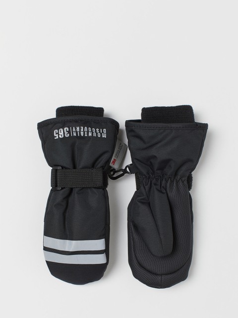 

H&M Boys Black Water-Repellent Ski Mittens