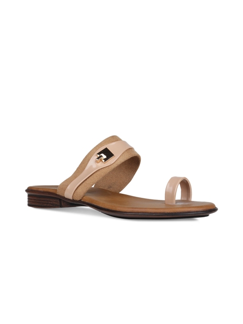 

Rocia Women Beige Solid One Toe Flats