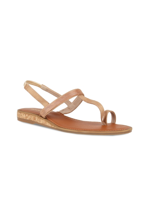 

Rocia Women Beige Embellished T-Strap Flats