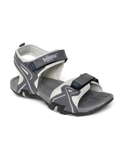 

Roadster Men Grey Sports Sandals