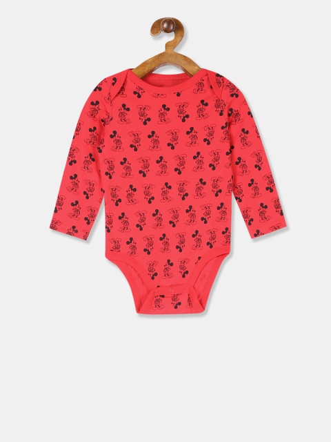 

GAP Baby Boy Red Disney Mickey Mouse Bodysuit