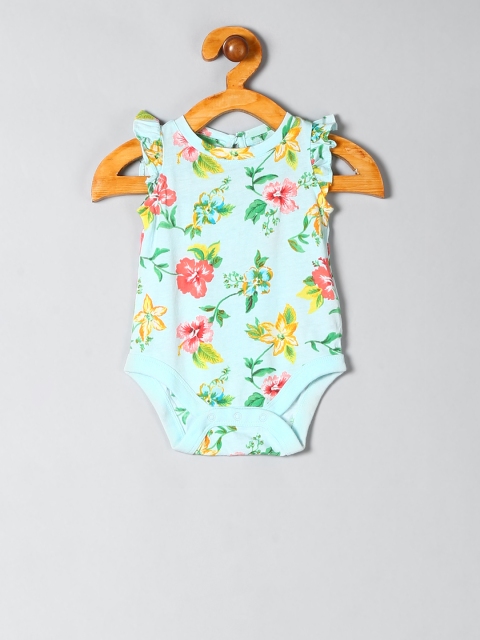

GAP Boys Blue Floral Printed Bodysuit