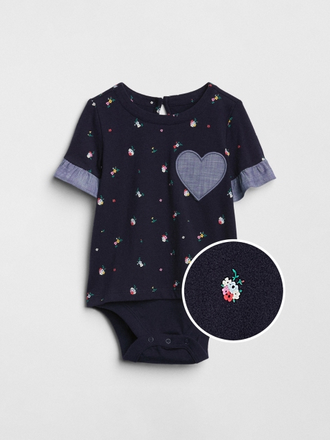 

GAP Boys Blue Print Heart Body Double