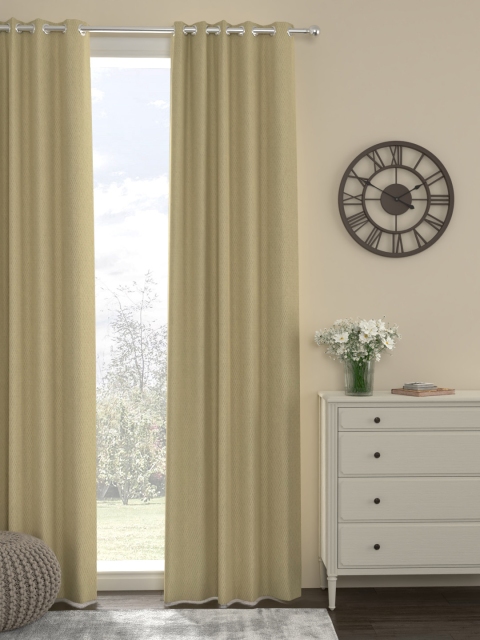 

ROSARA HOME Beige Single Long Door Curtain