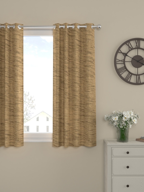 

ROSARA HOME Beige Single Window Curtain