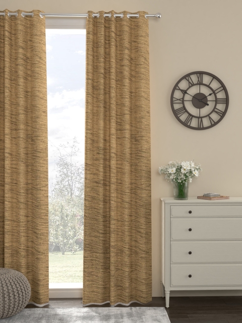 

ROSARA HOME Beige Single Long Door Curtain