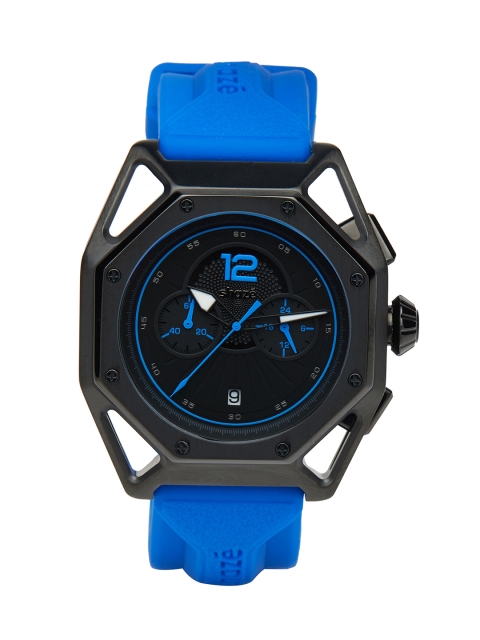

shaze Men Blue Analogue Watch