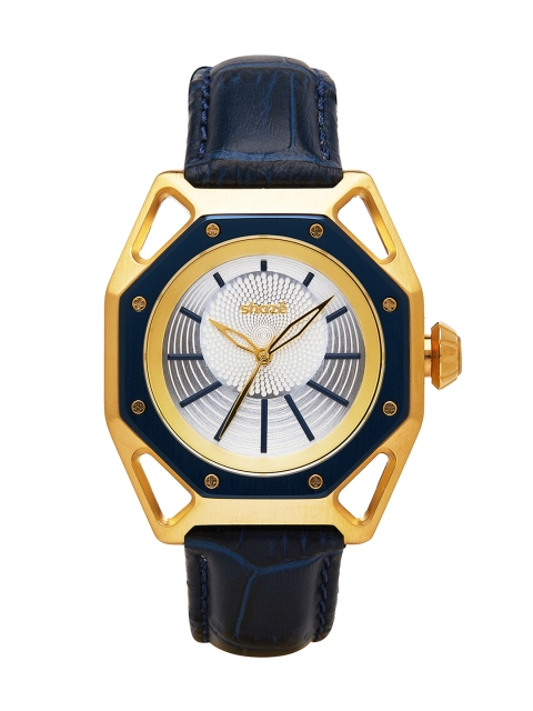 

shaze Women White & Blue Aero Analogue Watch FGK0619