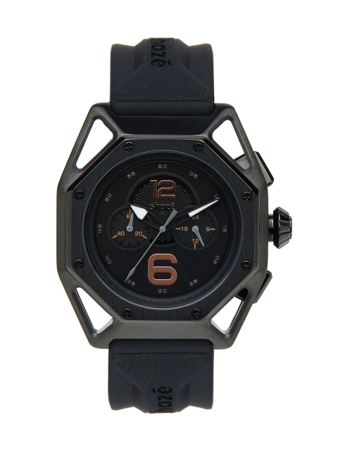 

shaze Men Black Analogue Watch FGK0612