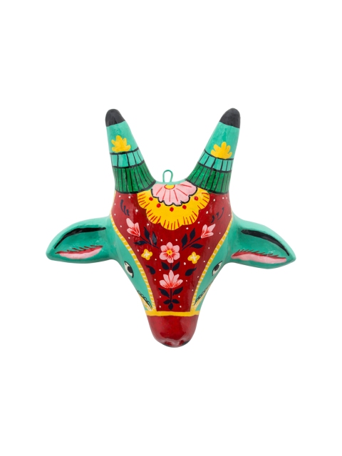 

Chumbak Multicolored Friendly Farmland Mache Mask, Multi