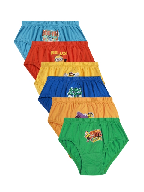 

Red Rose Boys Pack of 6 Assorted Basic Briefs JRNO77