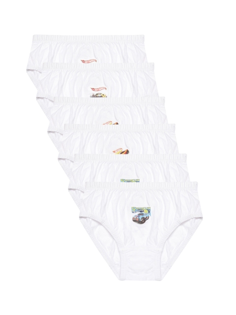 

Red Rose Boys Pack of 6 Assorted Basic Briefs JRNO19WH-20