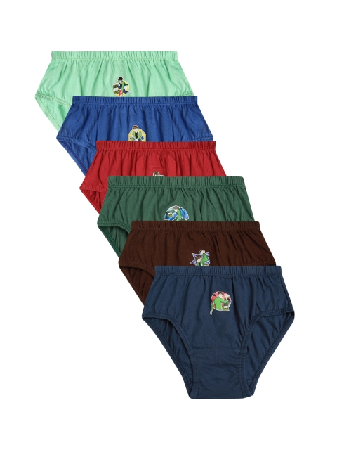 

Red Rose Boys Pack of 6 Assorted Basic Briefs JRNO19NC-20