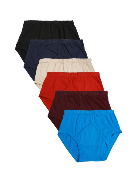 

Red Rose Boys Pack of 6 Assorted Basic Briefs JRNO14-ASSORTED-30