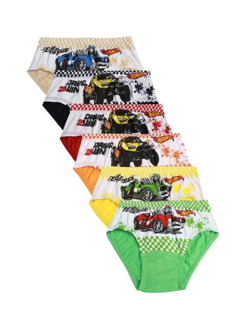 

Red Rose Boys Pack of 6 Assorted Basic Briefs JRNO31