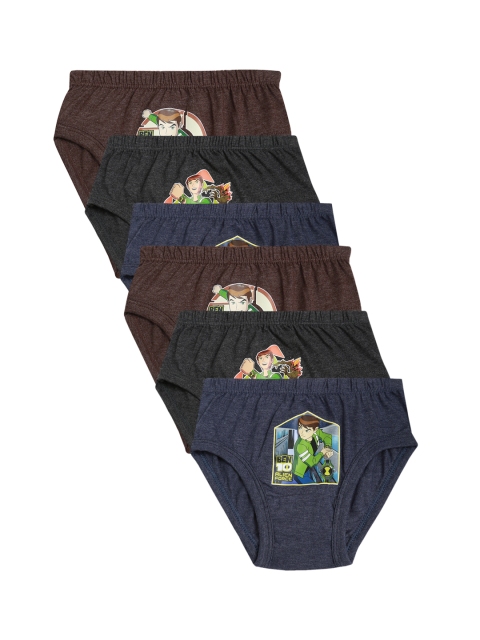 

Red Rose Boys Pack of 6 Assorted Basic Briefs JRNO01-20