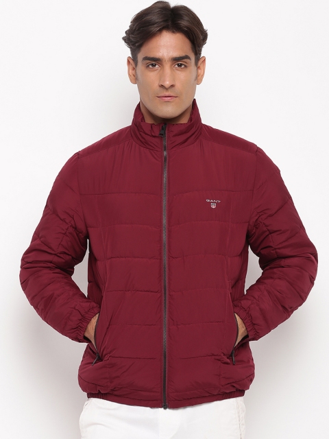 

GANT Men Red Solid Padded Jacket