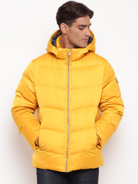 

GANT Men Yellow Solid Puffer Jacket