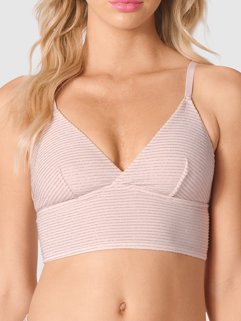 

La Senza Pink Printed Non-Wired Non Padded Seasonal Trend Bralette 11164635-86S7