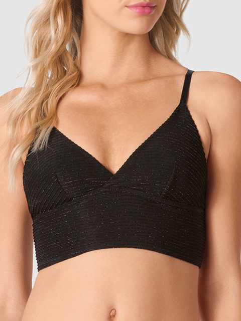 

La Senza Black Solid Non-Wired Non Padded Bralette Bra 11164635-03YZ