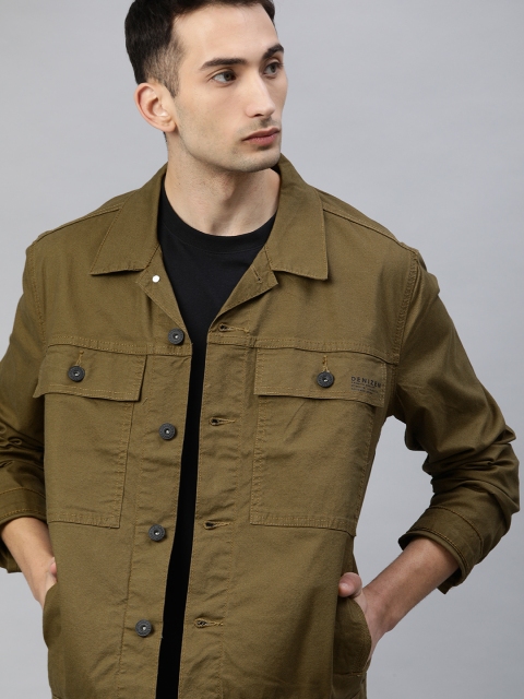 

Denizen From Levis Men Brown Solid Tailored Jacket