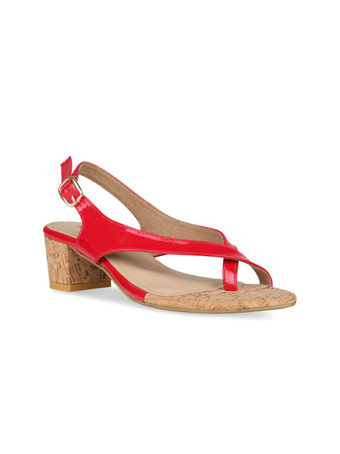 

Rocia Women Red Solid Block Heels