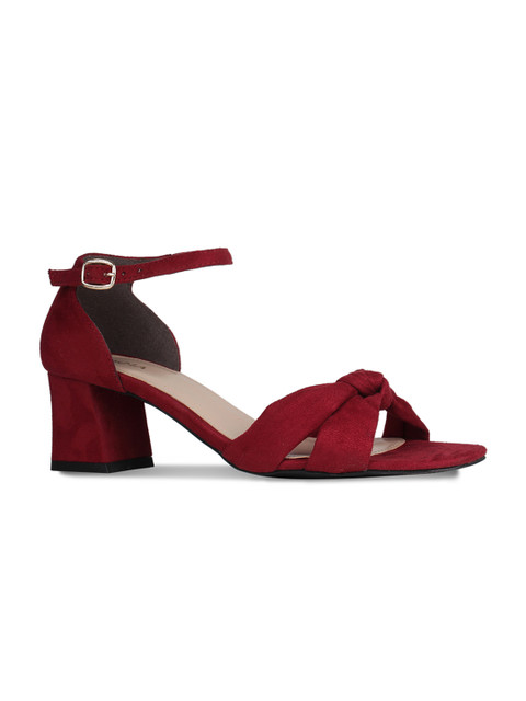 

Rocia Women Red Solid Block Heels