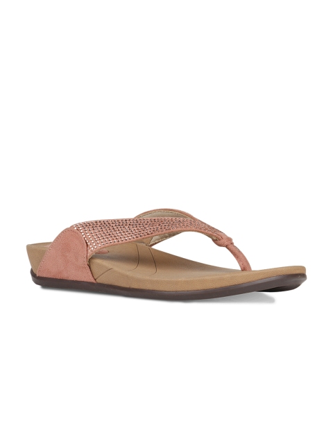 

Rocia Women Pink Embellished T-Strap Flats