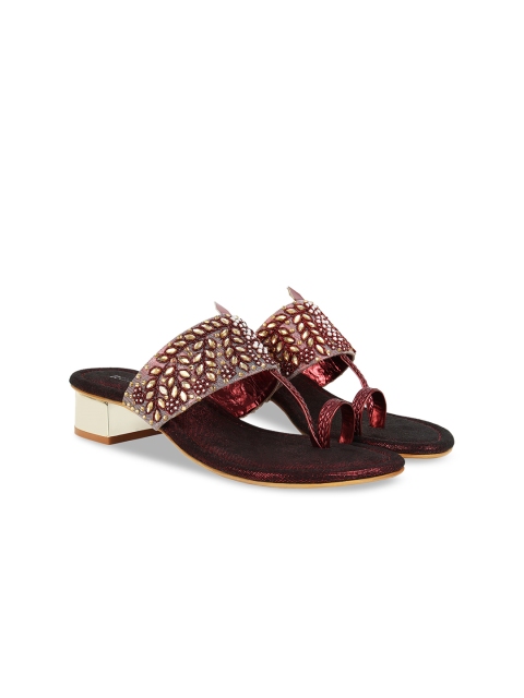 

Rocia Women Maroon Embellished Heels