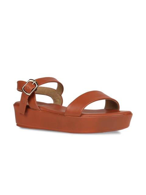 

Rocia Women Brown Solid Flatform Heels