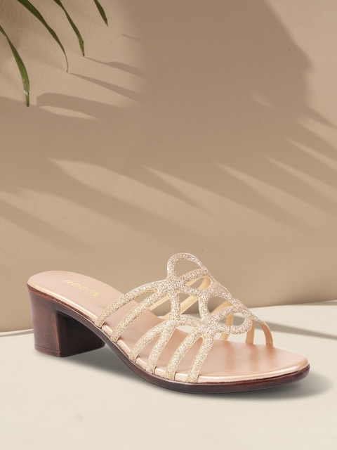 

Rocia Women Champagne Embellished Heels