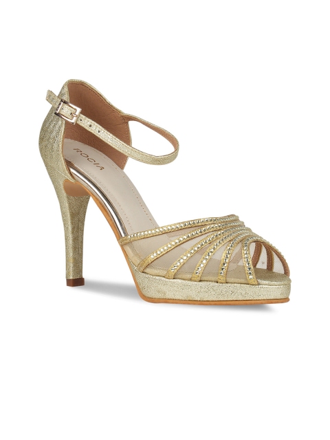 

Rocia Women Gold-Toned Embellished Stilettos