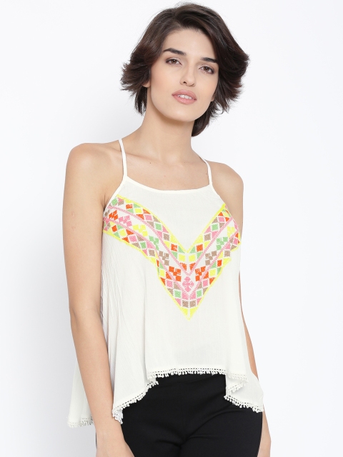 

Vero Moda White Embroidered Top