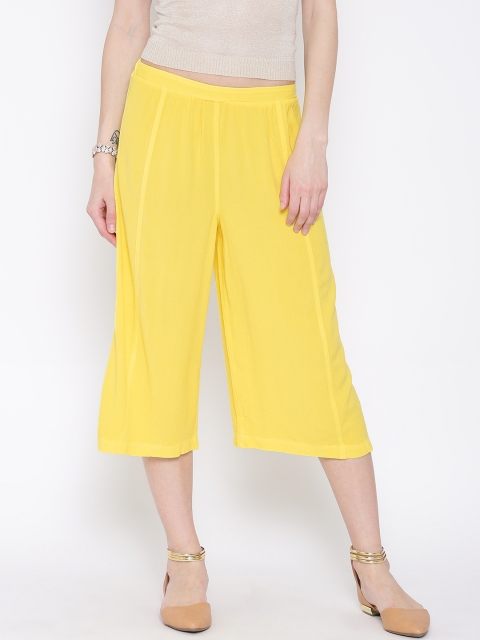 

Vero Moda Yellow pANELLED Culottes