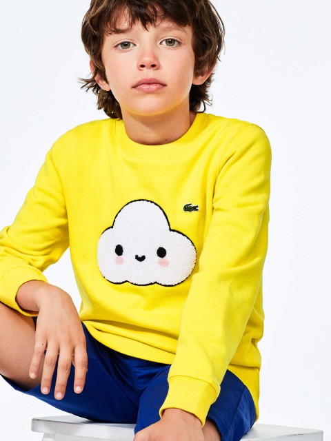 

Lacoste Boys Yellow Appliqued Sweatshirt