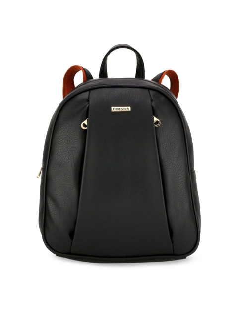 

Fastrack Women Black Solid Backpack