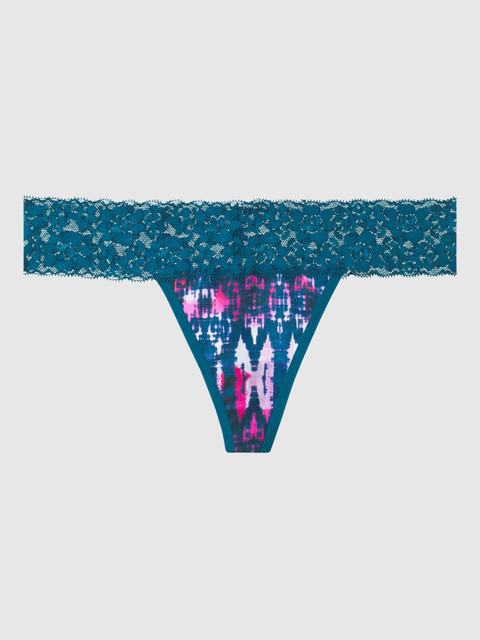 

La Senza Women Blue Remix Thongs 11059972-4KLL