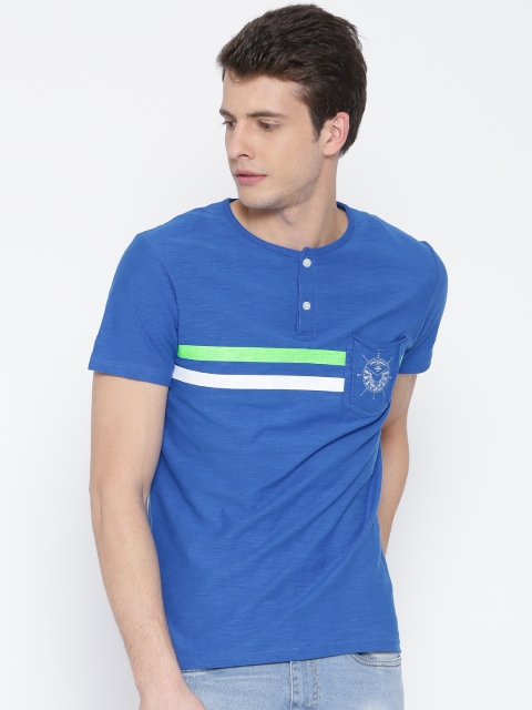

People Blue Henley T-shirt