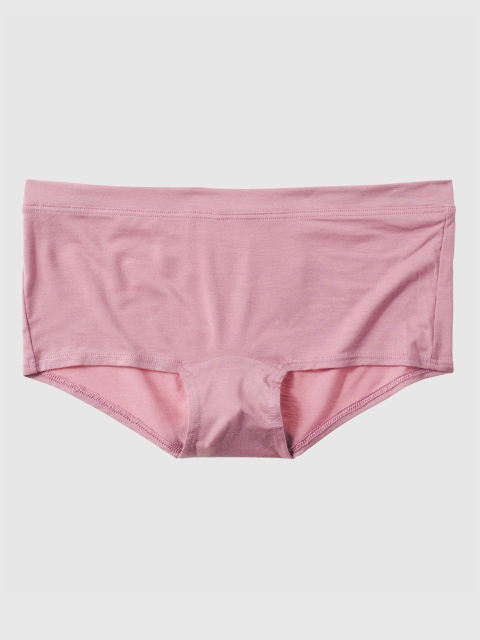 

La Senza Women Pink Solid Remix Boy Shorts 11164190-76S7