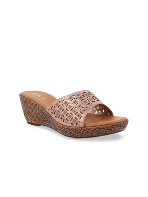

Rocia Women Pink Solid Mules
