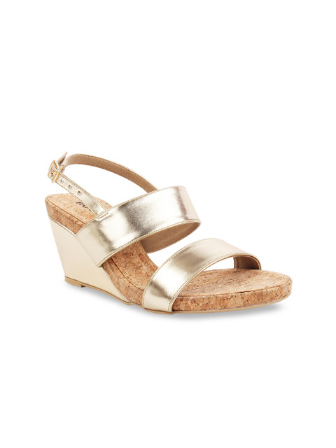 

Rocia Women Gold-Toned Solid Heels
