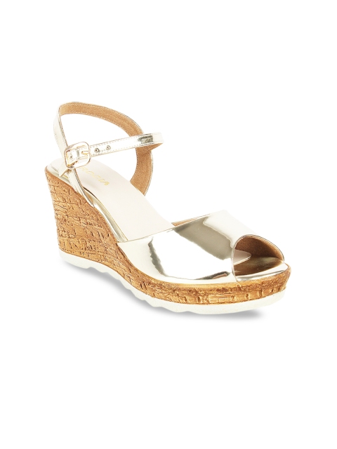 

Rocia Women Silver-Coloured Solid Wedges