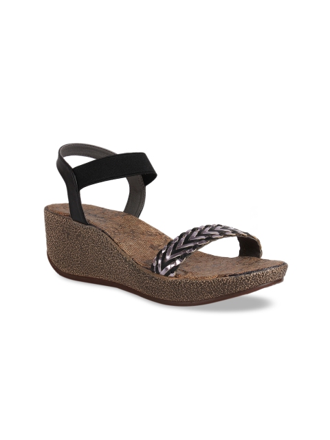 

Rocia Women Black Embellished Sandals