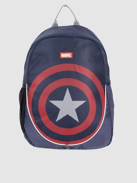 

Kook N Keech Unisex Blue Geometric Backpack