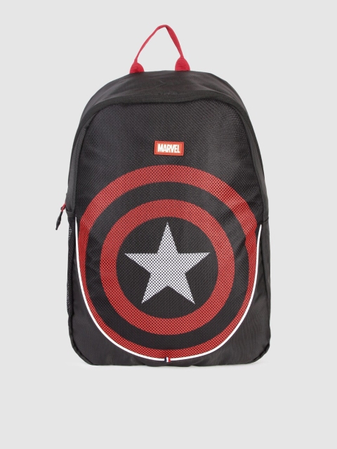 

Kook N Keech Unisex Black & Red Graphic Backpack