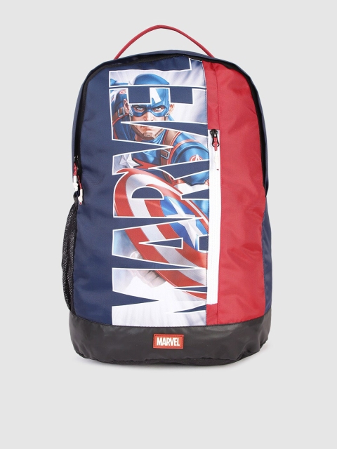 

Kook N Keech Unisex Blue Graphic Backpack