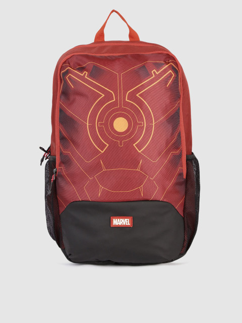 

Kook N Keech Unisex Rust Brown Graphic Backpack