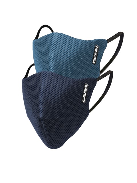 

Gear Adults Multicolored Pack of 2 OXYMAX G95 6-Layer Reusable Outdoor Protection Mask, Multi