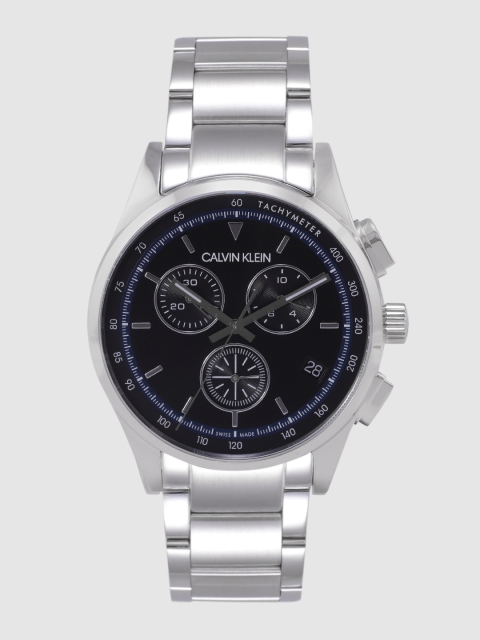 

Calvin Klein Men Black Chronograph Swiss Analogue Watch KAM27141